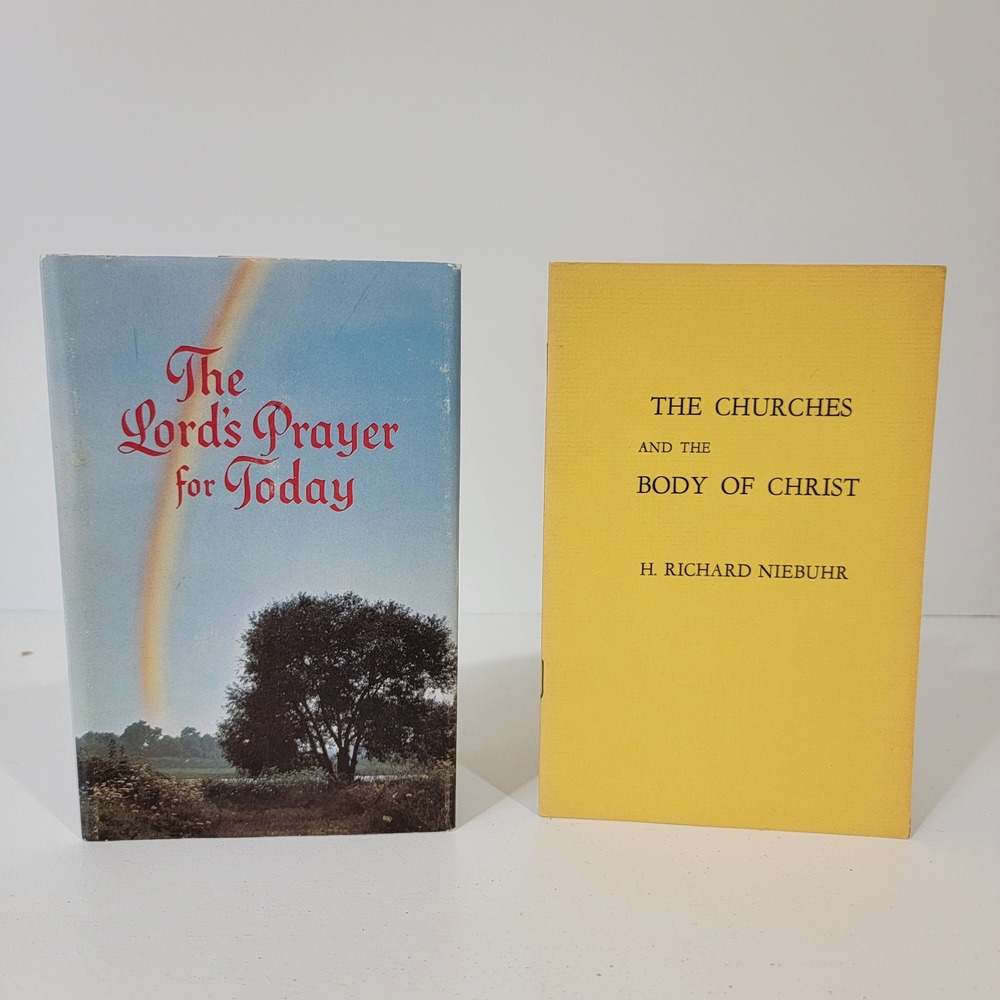 Vintage Religious Books The Lords Prayer for Today & H Richard Niebuhr Lecture